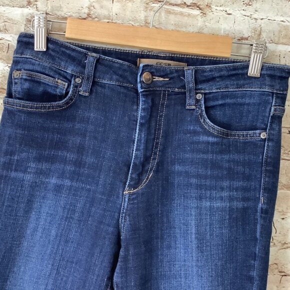 Joe’s Jeans Charlie Hi Rise Skinny Ankle Raw Hem Dark Wash 28 - Picture 4 of 8